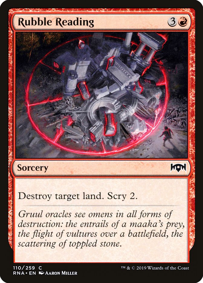 Rubble Reading [Ravnica Allegiance] 