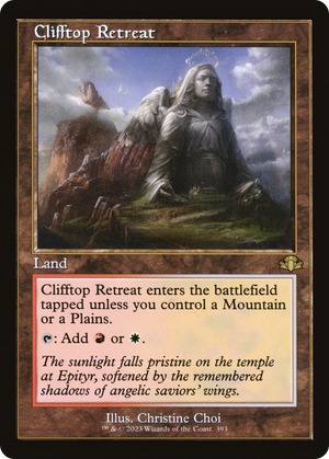 Clifftop Retreat (Retro) [Dominaria Remastered] 
