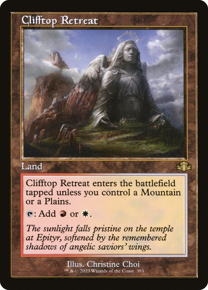 Clifftop Retreat (Retro) [Dominaria Remastered] 