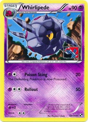 Whirlipede (53/114) (League Promo) [Black &amp; White: Base Set] 