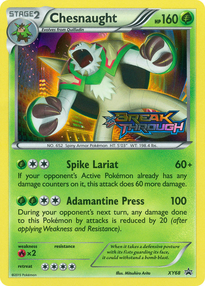 Chesnaught (XY68) [XY: Black Star Promos] 