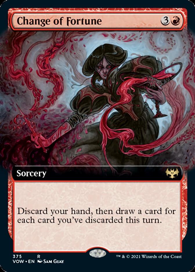 Change of Fortune (Extended Art) [Innistrad: Crimson Vow] 