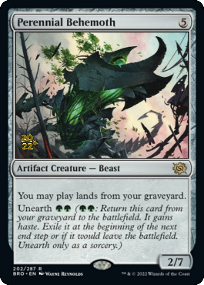 Perennial Behemoth [The Brothers' War Prerelease Promos] 