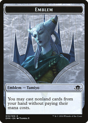 Tamiyo, Field Researcher Emblem [Eldritch Moon Tokens] 