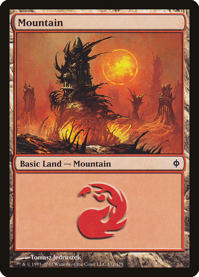 Mountain (172) [New Phyrexia] 