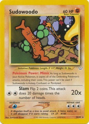 Sudowoodo (26/64) [Neo Revelation Unlimited] 