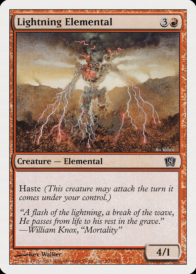 Lightning Elemental [Eighth Edition] 