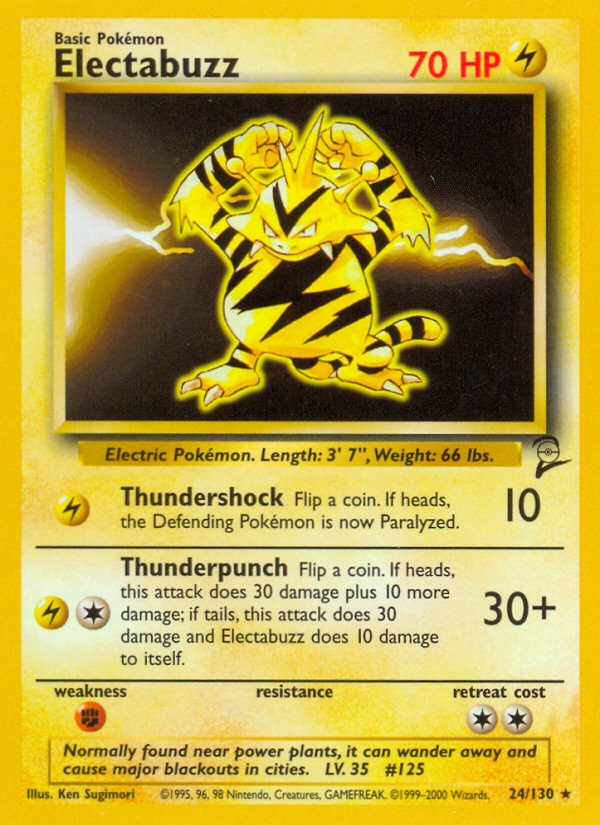 Electabuzz (24/130) [Base Set 2] 