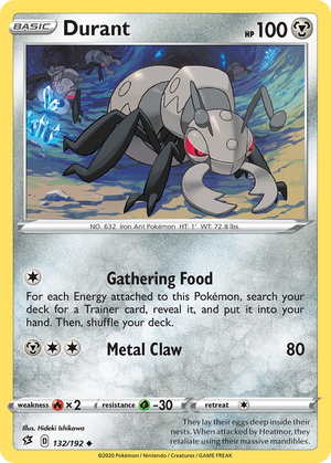 Durant (132/192) [Sword &amp; Shield: Rebel Clash] 