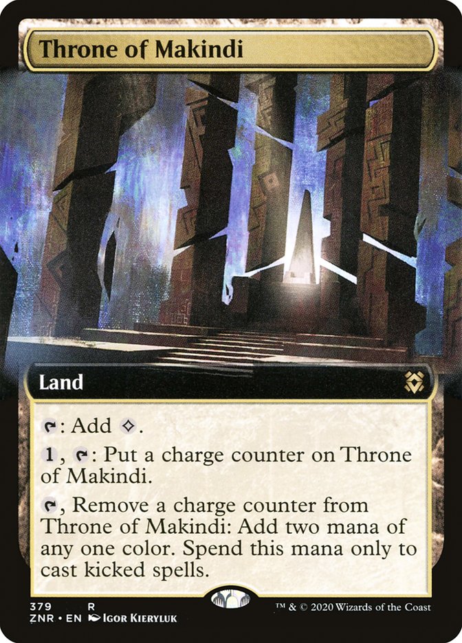 Throne of Makindi (Extended Art) [Zendikar Rising] 