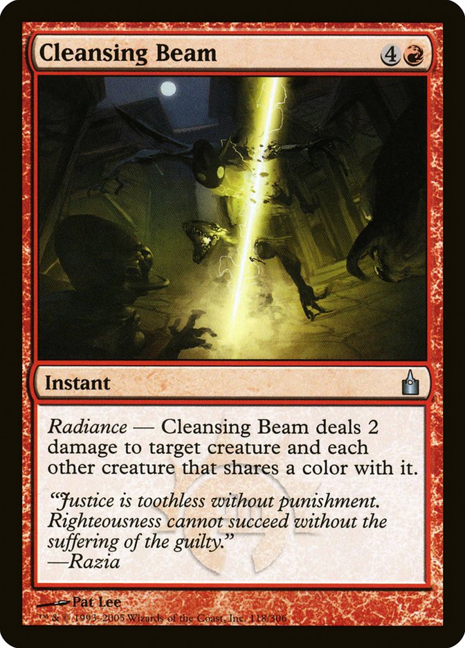 Cleansing Beam [Ravnica: City of Guilds] 