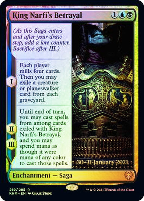 King Narfi's Betrayal [Kaldheim Prerelease Promos] 