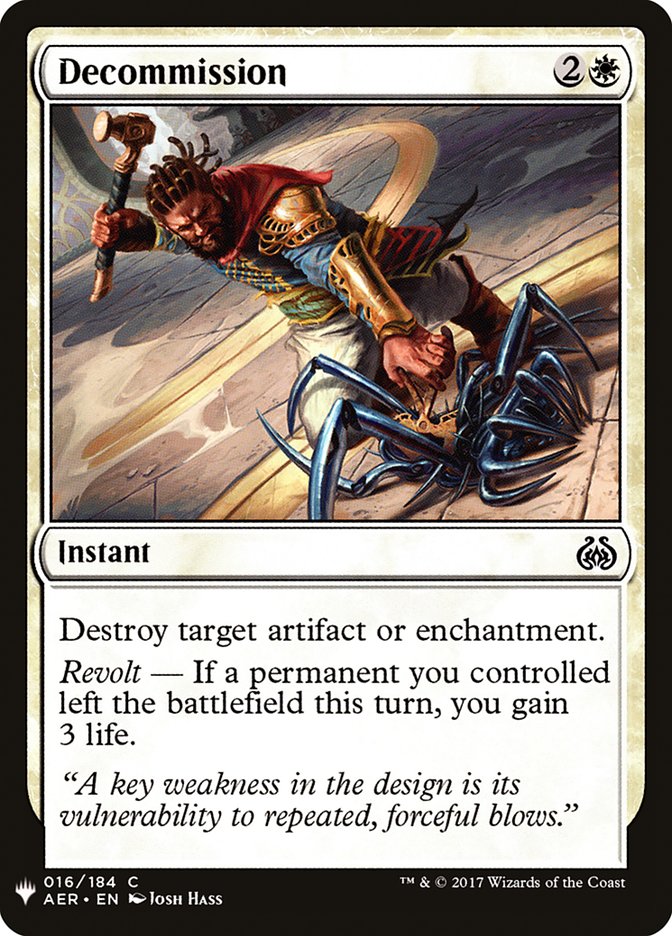 Decommission [Mystery Booster] 
