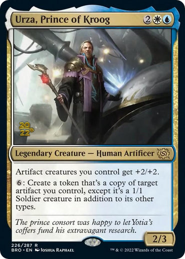 Urza, Prince of Kroog [The Brothers' War Prerelease Promos] 