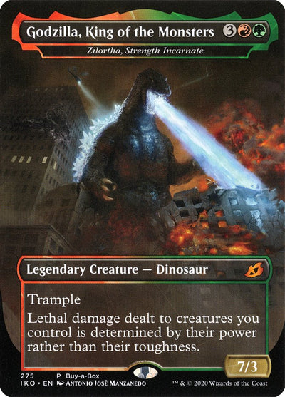 Zilortha, Strength Incarnate - Godzilla, King of the Monsters (Buy-A-Box) [Ikoria: Lair of Behemoths Promos] 