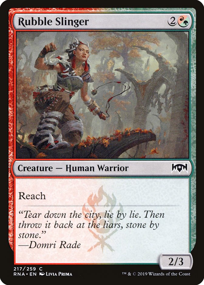 Rubble Slinger [Ravnica Allegiance] 