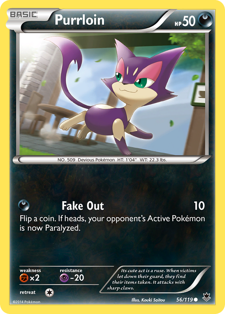 Purrloin (56/119) [XY: Phantom Forces] 