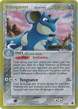 Nidoqueen (7/101) (Delta Species) (Stamped) [EX: Dragon Frontiers] 