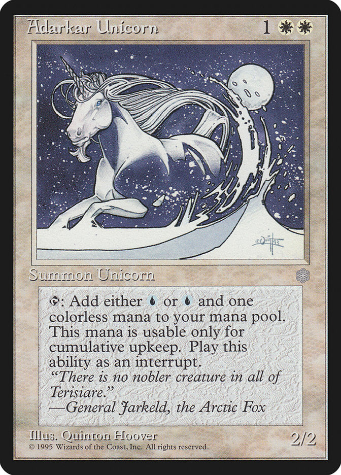 Adarkar Unicorn [Ice Age] 