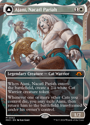 Ajani, Nacatl Pariah // Ajani, Nacatl Avenger (Borderless) [Modern Horizons 3] 