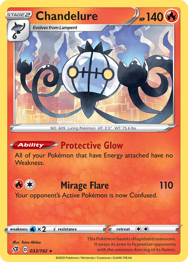 Chandelure (033/192) [Sword & Shield: Rebel Clash]