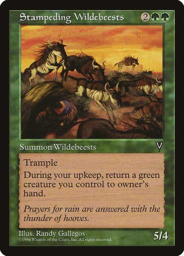 Stampeding Wildebeests [Visions] 