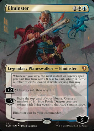 Elminster (Borderless) [Commander Legends: Battle for Baldur's Gate] 