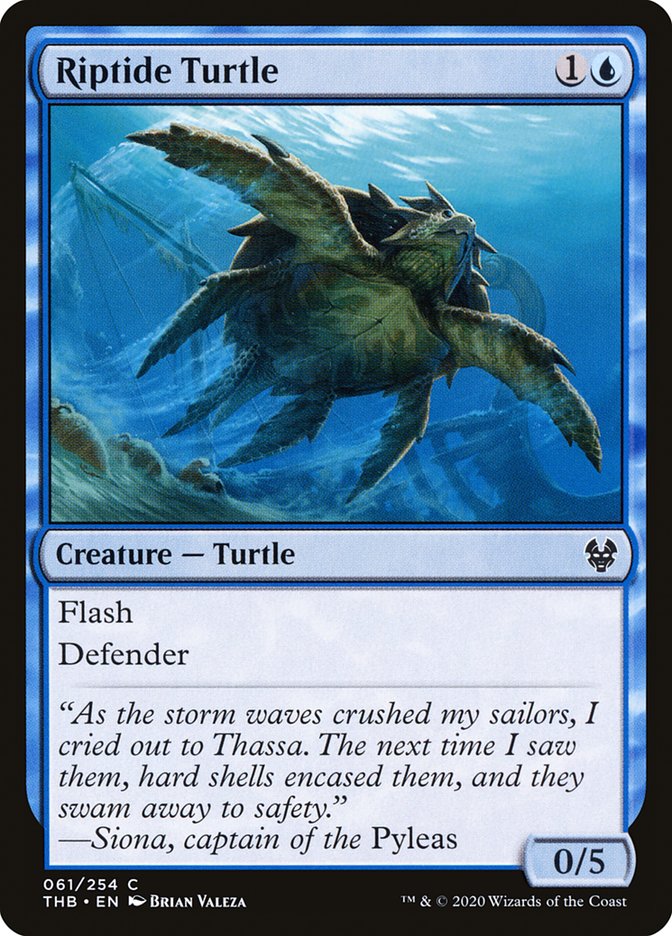 Riptide Turtle [Theros Beyond Death] 