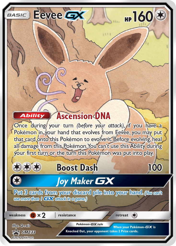 Eevee GX (SM233) [Sun & Moon: Black Star Promos] 