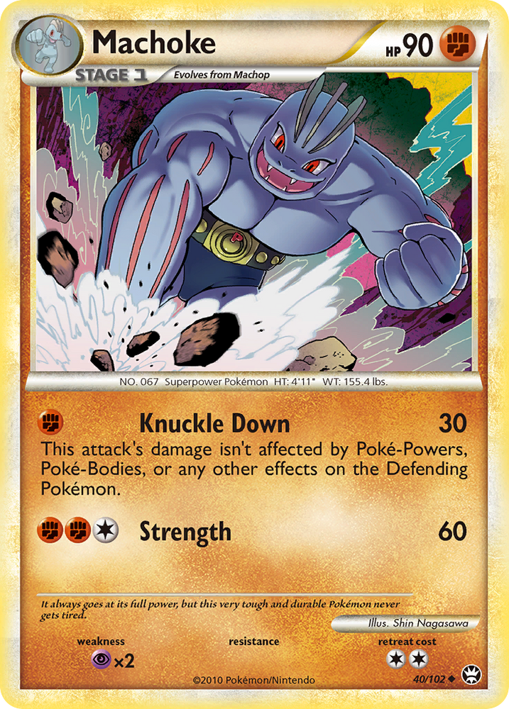 Machoke (40/102) [HeartGold &amp; SoulSilver: Triumphant] 