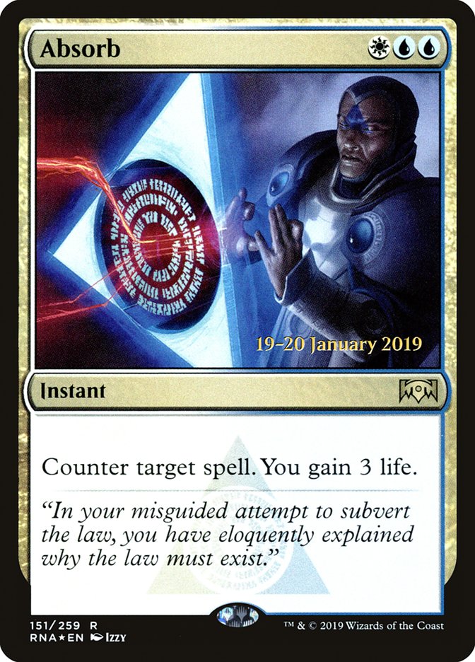 Absorb [Ravnica Allegiance Prerelease Promos] 