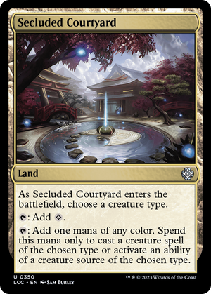 Secluded Courtyard [The Lost Caverns of Ixalan Commander] 