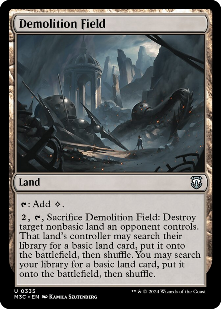 Demolition Field (Ripple Foil) [Modern Horizons 3 Commander] 