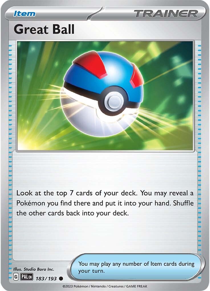 Great Ball (183/193) [Scarlet & Violet: Paldea Evolved] 