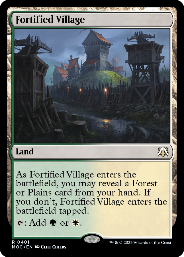 Fortified Village [March of the Machine Commander] 