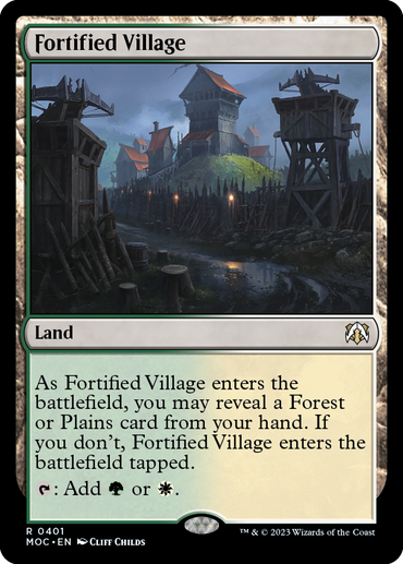 Fortified Village [March of the Machine Commander] 