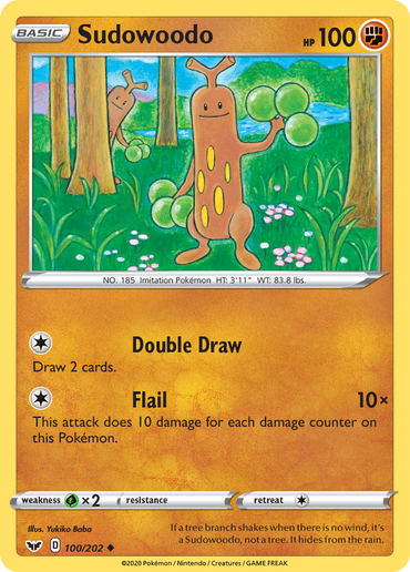 Sudowoodo (100/202) [Sword & Shield: Base Set]