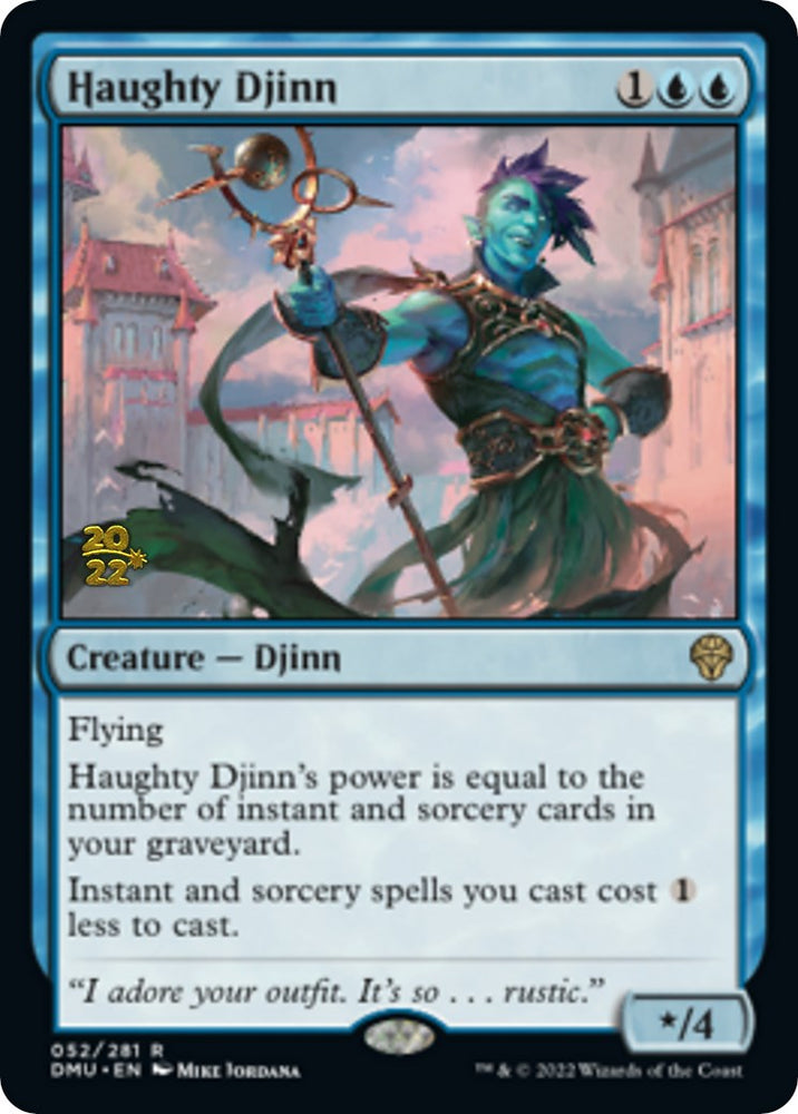 Haughty Djinn [Dominaria United Prerelease Promos] 