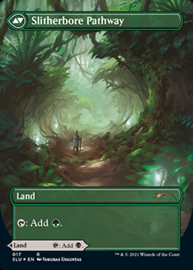 Darkbore Pathway // Slitherbore Pathway (Borderless) [Secret Lair: Ultimate Edition 2] 