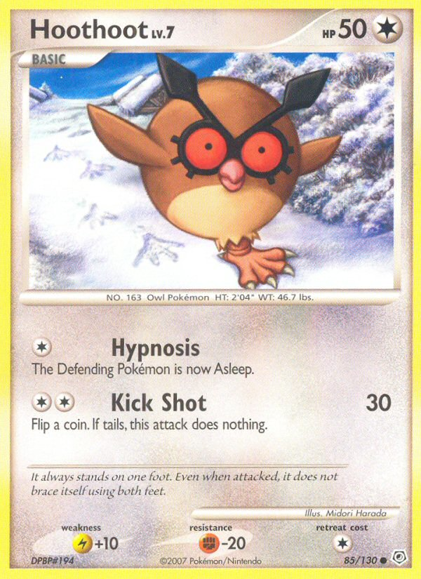 Hoothoot (85/130) [Diamond & Pearl: Base Set]