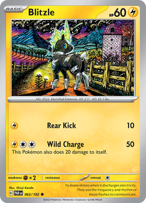 Blitzle (062/182) [Scarlet &amp; Violet: Paradox Rift] 