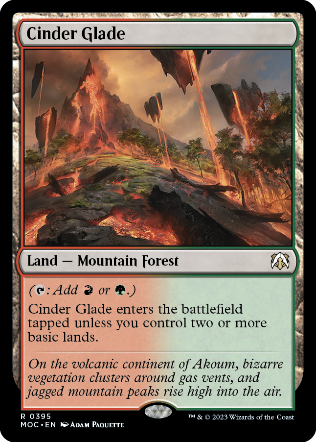 Cinder Glade [March of the Machine Commander] 