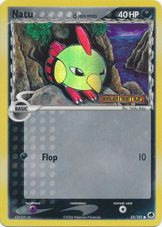 Natu (55/101) (Delta Species) (Stamped) [EX: Dragon Frontiers] 