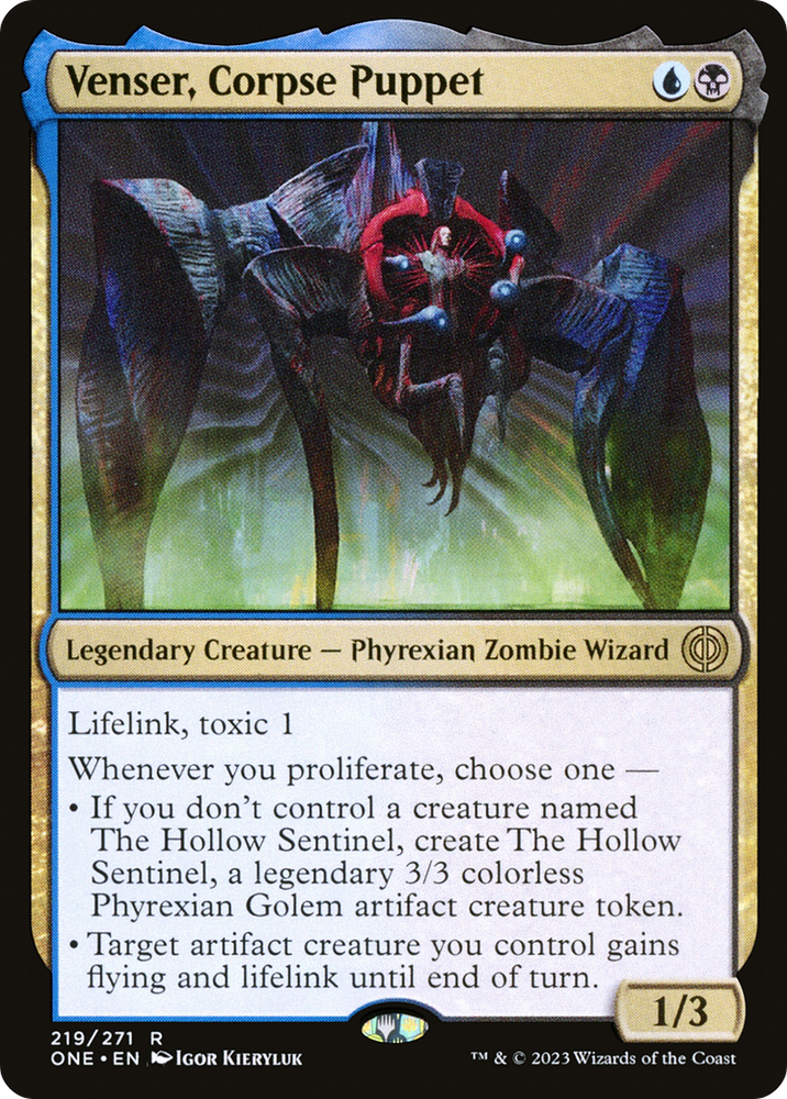 Venser, Corpse Puppet [Phyrexia: All Will Be One] 