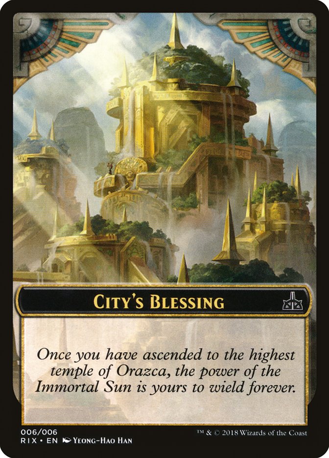 City's Blessing [Rivals of Ixalan Tokens] 