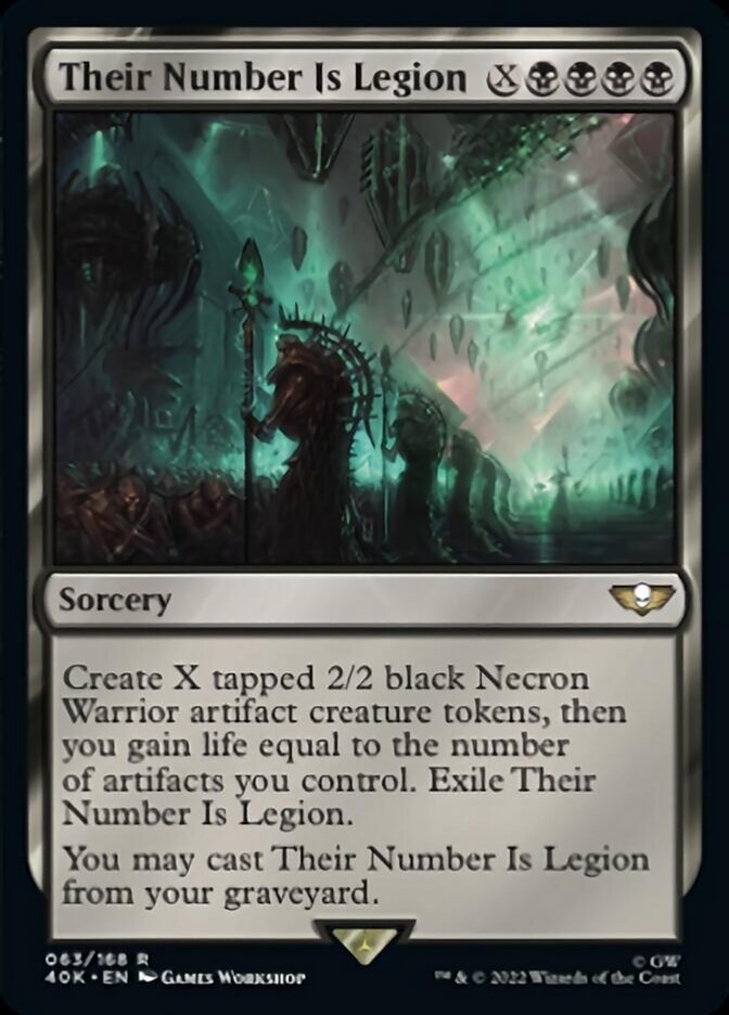Their Number Is Legion (Surge Foil) [Warhammer 40,000] 