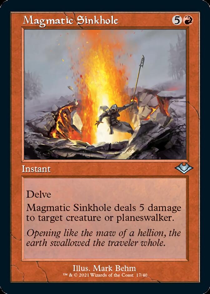 Magmatic Sinkhole (Retro Foil Etched) [Modern Horizons] 