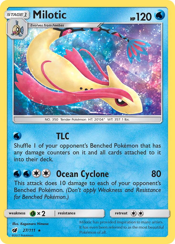 Milotic (27/111) [Sun & Moon: Crimson Invasion] 