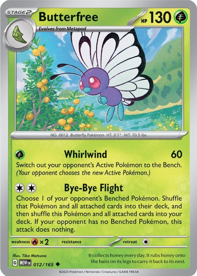 Butterfree (012/165) [Scarlet & Violet 151]