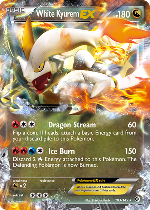 White Kyurem EX (103/149) [Black &amp; White: Boundaries Crossed] 